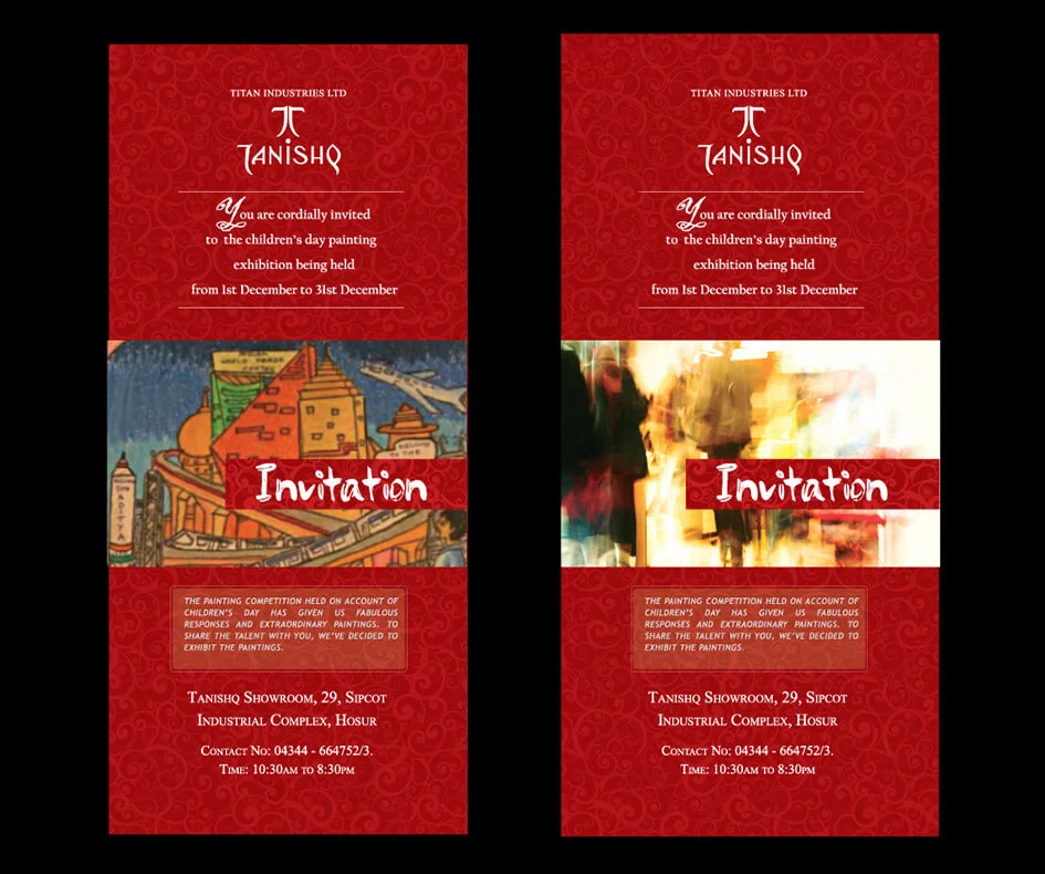 Tanishq Invitation Flyer